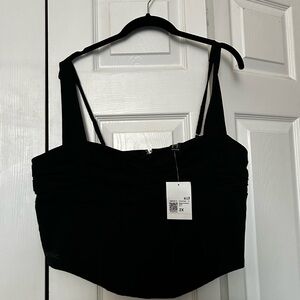 Forever 21 Black Crop Top